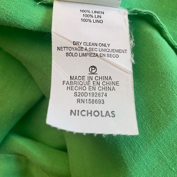 Nicholas Troy Linen Dress Size 12 - Picture 12 of 12